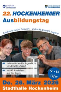 Plakat zum 22. Hockenheimer Ausbildungstag